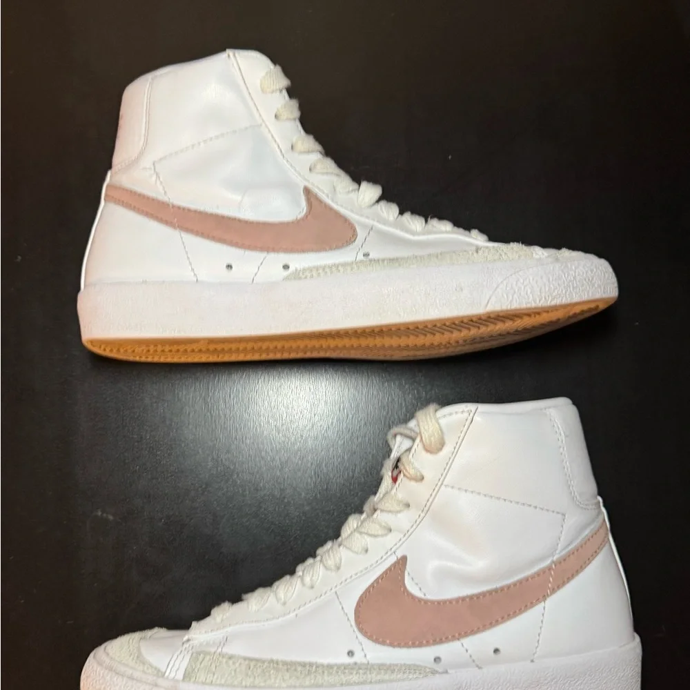 Nike Blazer Mid ’77 Vintage White Pink Women’s 6.5 - Picture 4 of 16
